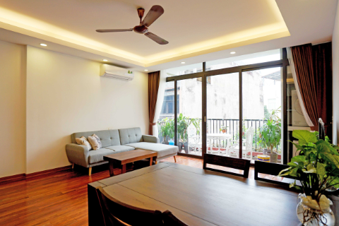 Quiet and bright 2 bedroom apartment for rent in Hoan Kiem, near Pacific Place