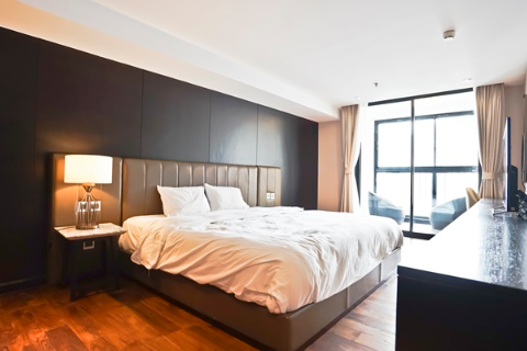Modern 3 bedroom apartment with beautiful city views for rent near Hanoi Towers in Hoan Kiem, Hanoi