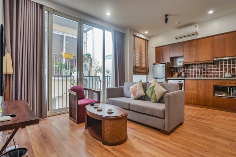 Modern 2 bedroom apartment for rent in Ba Dinh District.