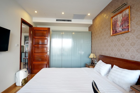 Fabulous 1 bedroom apartment with big balcony for rent in Hai Ba Trung, Hanoi