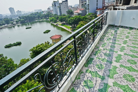 Lake views Penthouse 02 bedroom apartment for rent in Ho Ba Mau, Hanoi