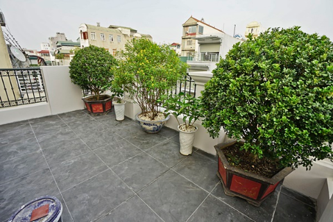 Brand new 1 bedroom apartment with large private terrace for rent in Hai Ba Trung, Hanoi