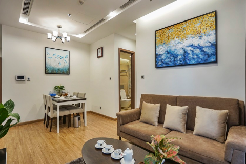 Modern One bedroom apartment for rent in Vinhomes Metropolis, Ba Dinh