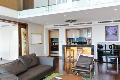 Gorgeous and Duplex 3 Bedroom Apartment in Hoang Thanh Tower, Hai Ba Trung, Hanoi