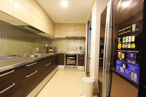 Luxurious duplex 3 bedroom apartment for rent in Hoang Thanh Tower, Hai Ba Trung, Hanoi