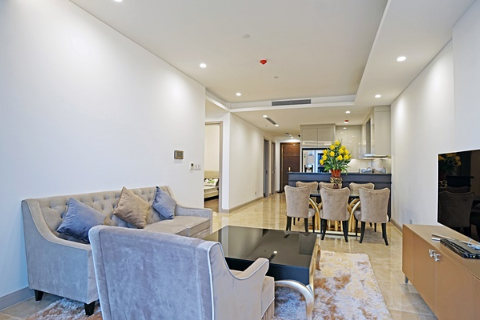 Brand new high quality 3 bedroom apartment for rent in Sun Grand City, Hanoi