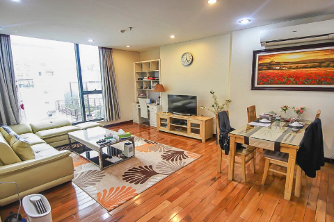 Cozy 2 bedroom apartment with bright windows for rent in Kim Ma, Ba Dinh