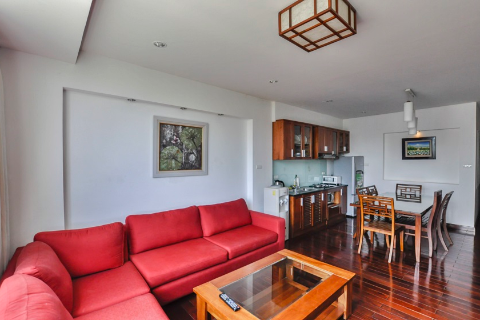 Spacious 1-bedroom apartment for rent in Truc Bach, Ba Dinh, Hanoi