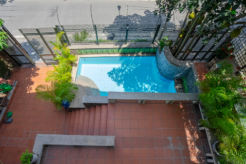 Modern style villa with swimming pool for rent in Tay Ho, near Sheraton Hanoi Hotel