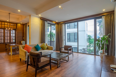 Quiet and beautiful 3 bedroom apartment for rent in Xom Chua, Tay Ho