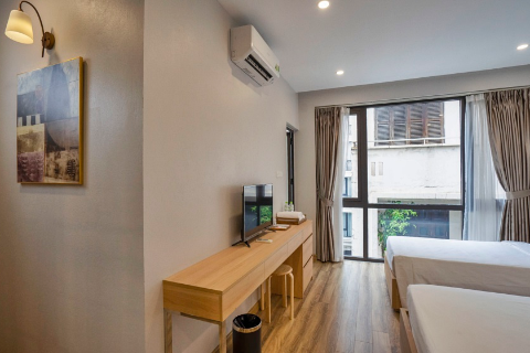 Modern 1 bedroom apartment for rent in Ba Dinh