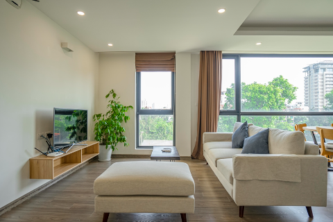 Bright 2 bedroom apartment for rent in Tay Ho, nearby D'. Le Roi Soleil