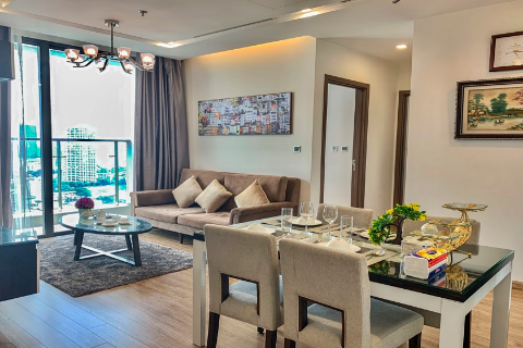 Cozy 2 bedroom apartment for lease in Metropolis, Ba Dinh