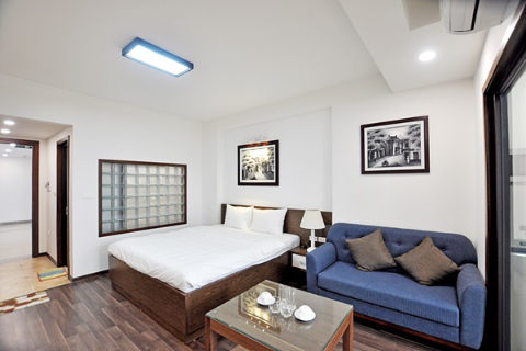 Lovely 1 bedroom apartment for rent in Dong Da district, Ha Noi