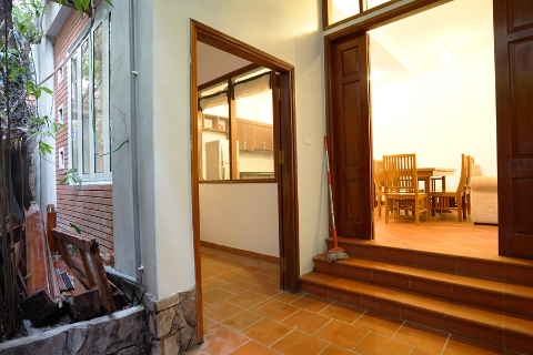 Cozy house with 3 bedrooms for rent in Tay Ho, Hanoi, neaby the lake