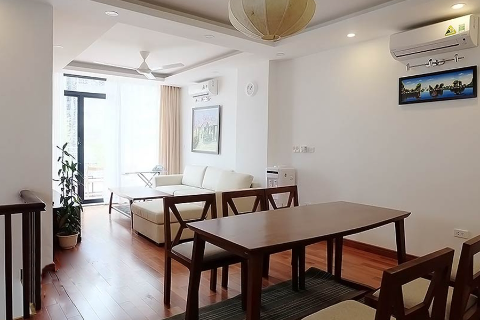 Duplex 3 bedroom apartment for rent in Tay Ho, nearby Somerset West Point Hanoi