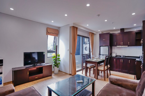 Nice apartment with 2 bedrooms for rent near Indochina Plaza, Cau Giay, Hanoi
