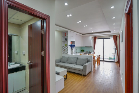 High floor 2 bedrooms apartment for rent in Cau Giay, Hanoi