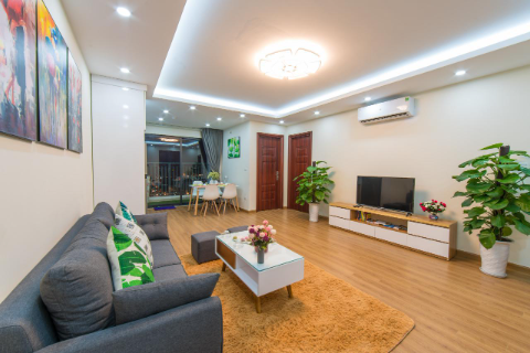 Modern apartment with 2 bedroom for rent at The Central Field, Trung Kinh