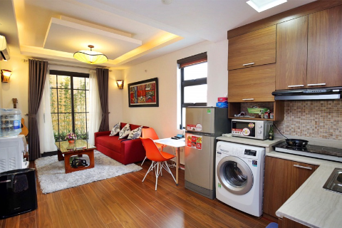 Warmly Apartment with 1 bedroom for lease in Dao Tan str, Ba Dinh