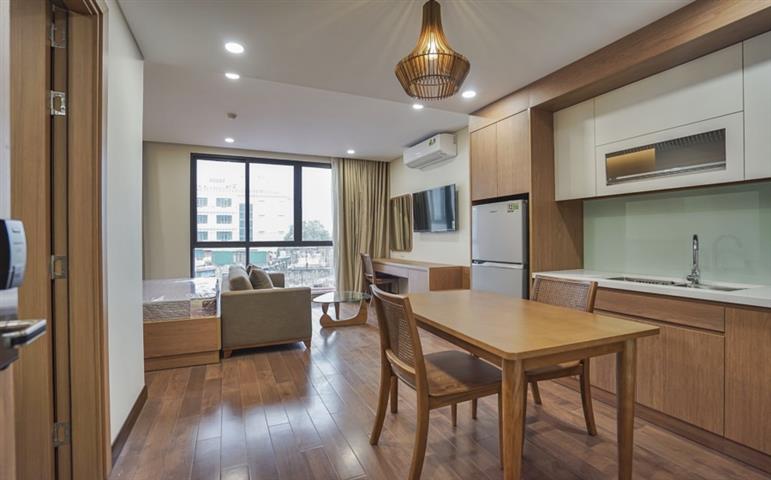 Brand new studio apartment for rent on Lieu Giai street, Ba Dinh district
