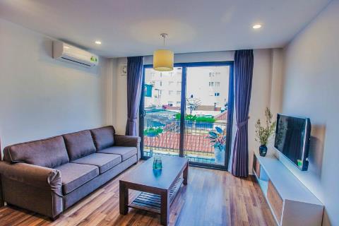 High floor apartment with 2 bedrooms for rent in Ba Dinh, near Lotte Center Hanoi