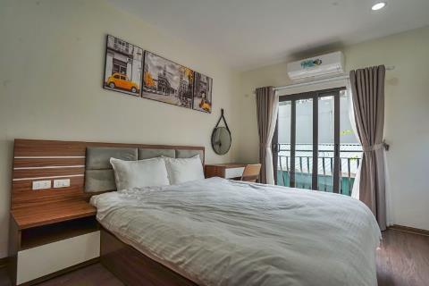 Fully furnished 1 bedroom apartment for rent in Ba Dinh district, free gym