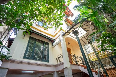 Stunning villa with 5 bedrooms and wimming pool for rent on To Ngoc Van street, Tay Ho, Hanoi
