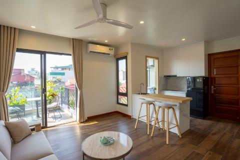 Brand new and bright 1 bedroom apartment for rent in Xuan Dieu, Tay Ho