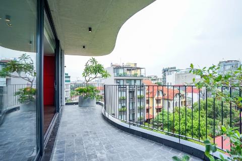 Modern and bright 3 bedroom apartment for rent in To Ngoc Van, green view and near the lake