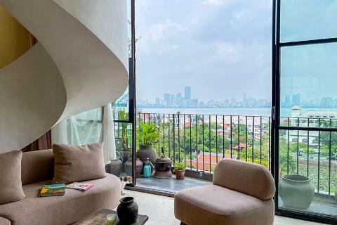 Amazing Duplex apartment with private swimming pool and garden for rent in Tay Ho district
