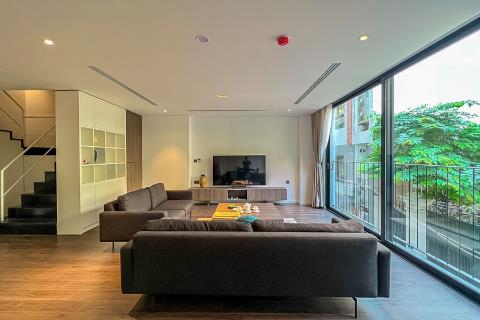 Brand new and modern 2-bedroom duplex apartment located on To Ngoc Van street