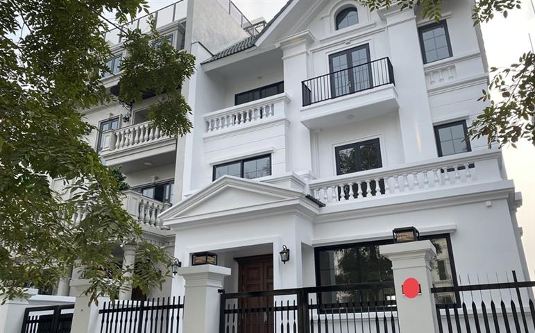 New semi-detached villa for rent in K Ciputra Tay Ho area, Hanoi