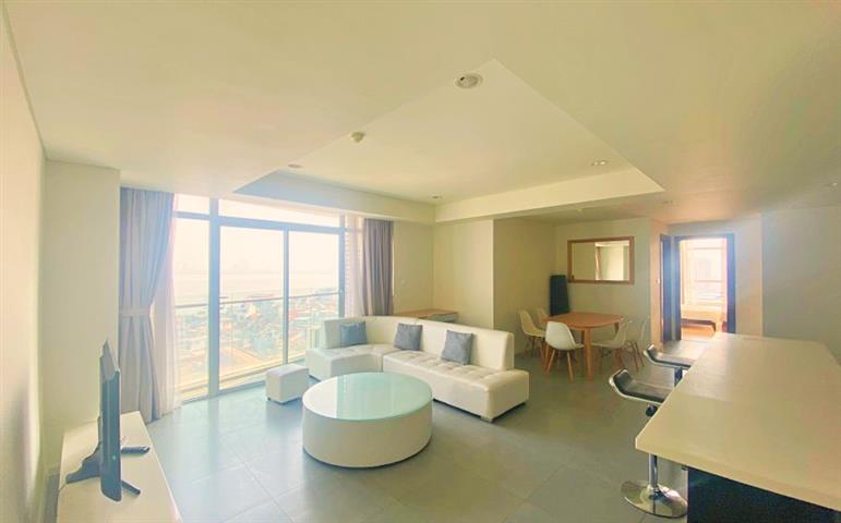 3 bedroom apartment for rent with West Lake view at Watermark apartment building 395 Lac Long Quan Tay Ho Hanoi
