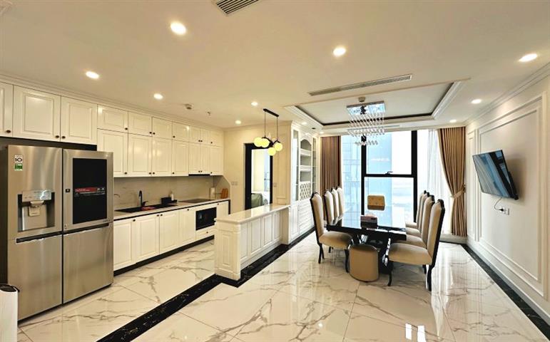 Duplex apartment for rent with 4 bedrooms building S5 luxury apartment building Sunshine City Hanoi