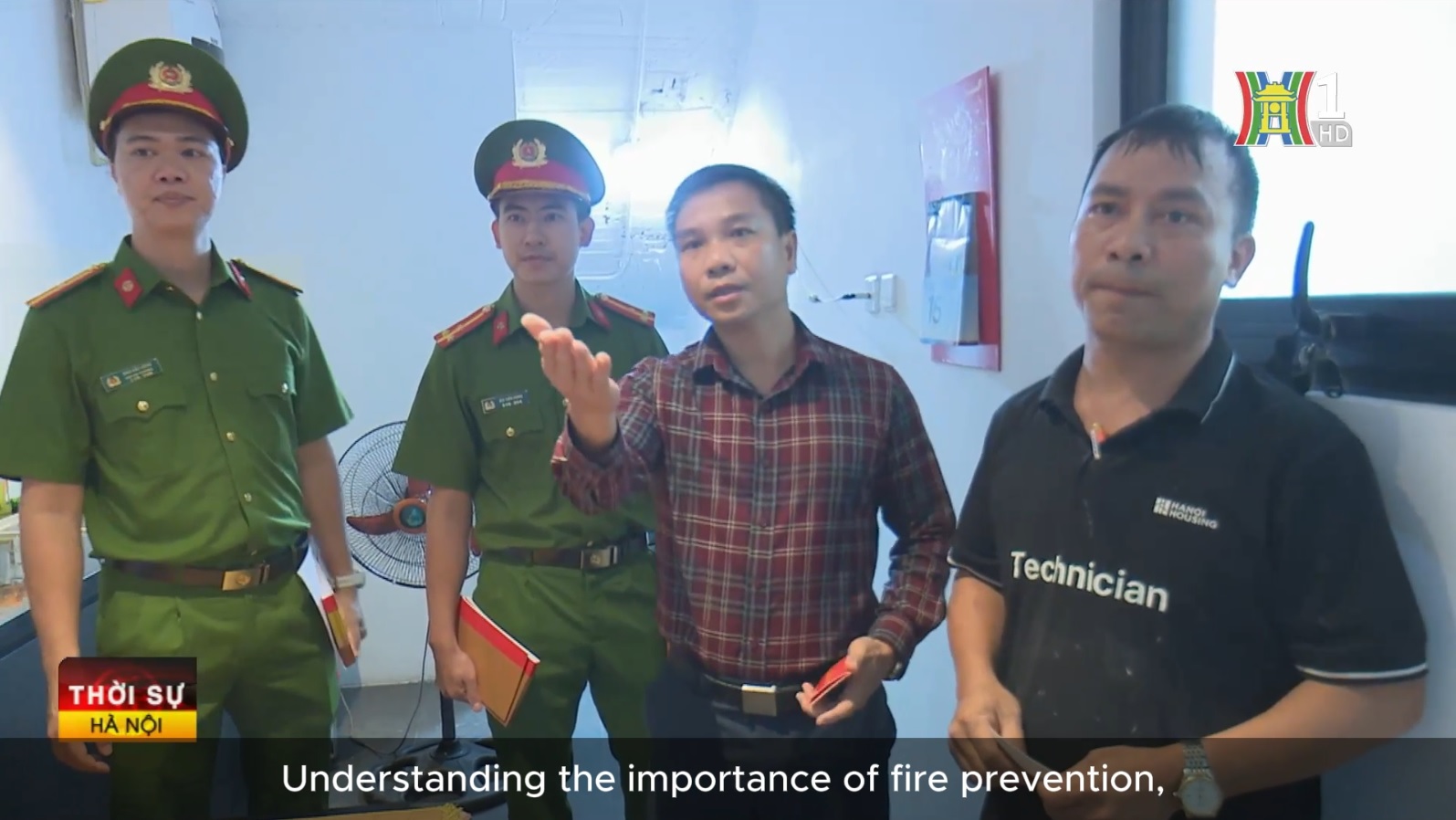 HH6 serviced Apartment in Quang An Upgrades Fire Safety for Tenant Protection