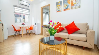 Lovely and nice 1 bedroom apartment for rent in center of Ba Dinh