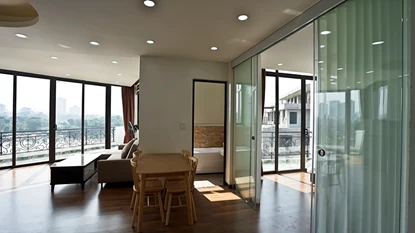 Lake view apartment with 2 bedroom for rent in Ho Ba Mau, Hai Ba Trung district