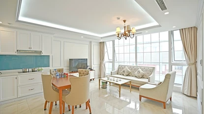 Modern style and new 2 bedroom apartment for rent at Nguyen Du, Hai Ba Trung