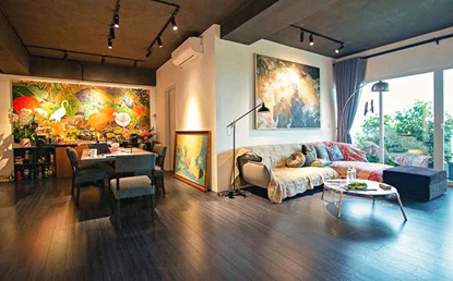 Unique and special designed 3 bedroom apartment for rent now at E1 building, Ciputra, Tay Ho