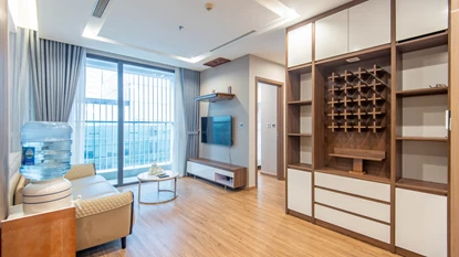 Beautiful and bright 2 bedroom apartment for rent in Metropolis, Ba Dinh