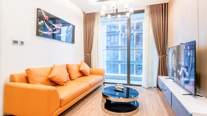 New and modern style 1 bedroom apartment for rent in Vinhomes Metropolis, Ba Dinh