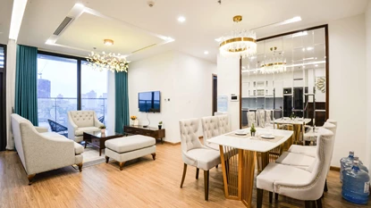 Spacious and luxurious 3-bedroom apartment in Vinhomes Metropolis, Ba Dinh