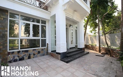 Beautiful and quiet 4 bedroom villa for lease now at D4 Block, Ciputra, Tay Ho