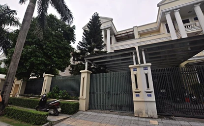 Semi furnished and spacious 5 bedroom villa for rent at C Block, Ciputra, Tay Ho