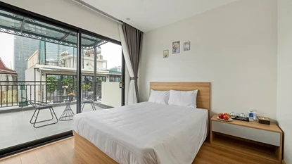 Modern One-Bedroom Apartment with Huge Balcony on Linh Lang St., Ba Dinh