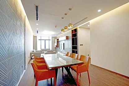 Luxurious and modern style 3 bedroom apartment available for rent now in Sun Ancora, Hai Ba Trung