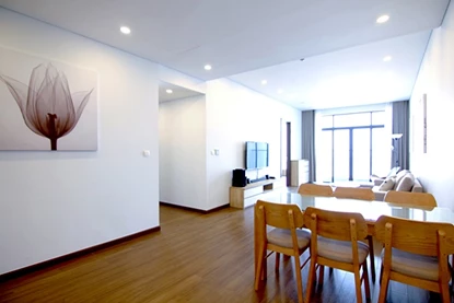 Bright and pretty 3 bedroom apartment for rent at Sun Grand City Ancora, Hai Ba Trung