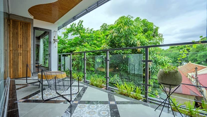 Unique designed and high end quality 4 bedroom apartment for rent on To Ngoc Van street, Tay Ho