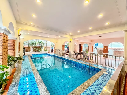 Well designed 4-bedroom house with swimming pool for rent on To Ngoc Van Street, Tay Ho area